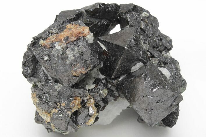 Octahedral Magnetite Crystal Cluster - Russia #209394